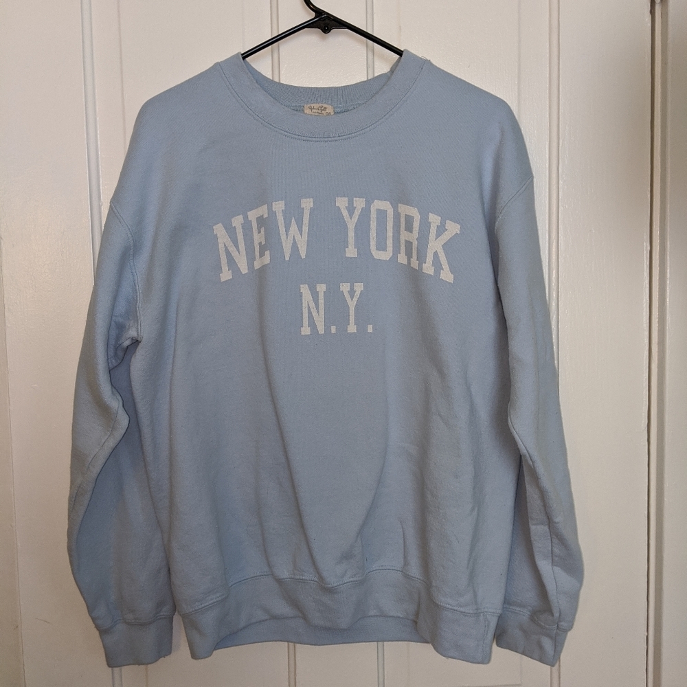 Light blue Brandy Melville crew neck